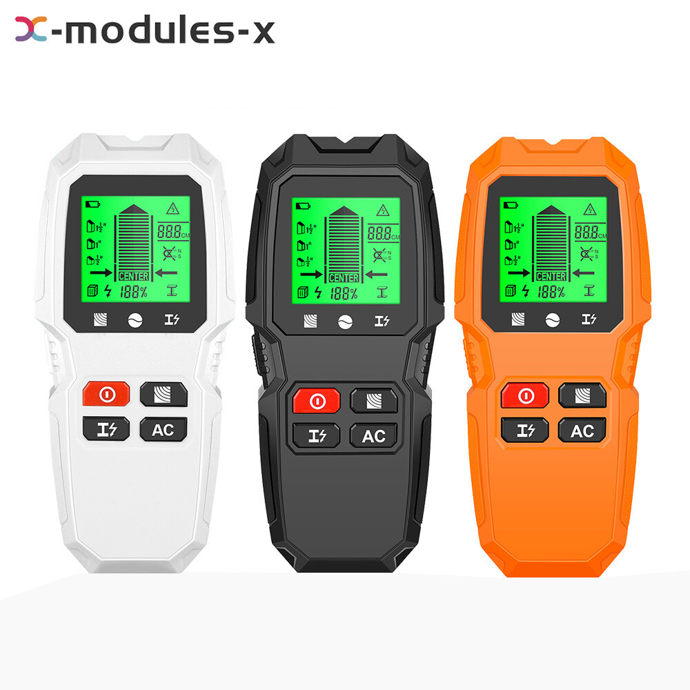 5 in-1 Electric Detector Wall Wood Metal Sensor Wire Stud Finder Cable Scanner