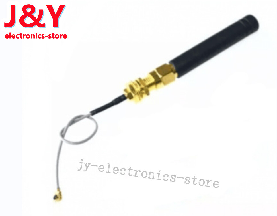 Glue stick antenna + SMA to IPEX cable for SIM800L GPRS TCP IP module