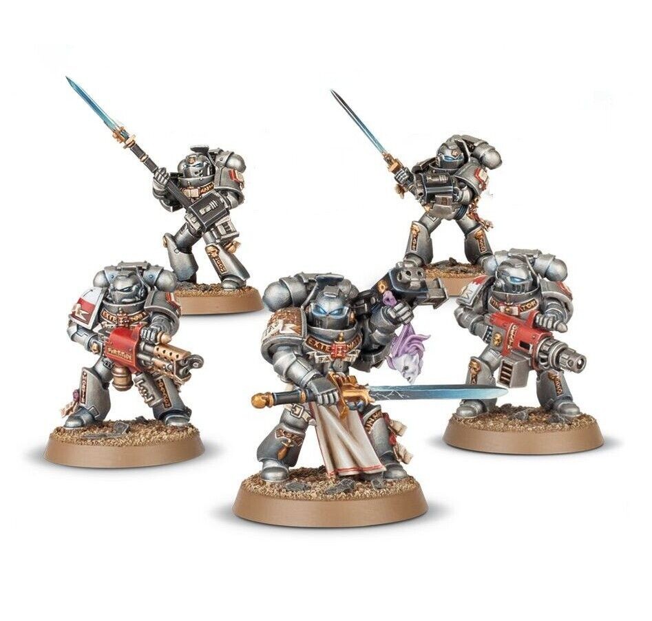 5x Strike Squad Marines - Grey Knights - New on Sprue - US Import Tax Prepaid*