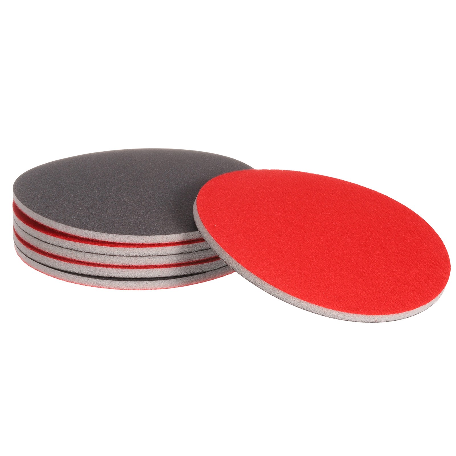 6pcs 800 Grit Sanding Sponge 6 Inch Hook and Loop Sponge Sanding Disc Wet/Dry