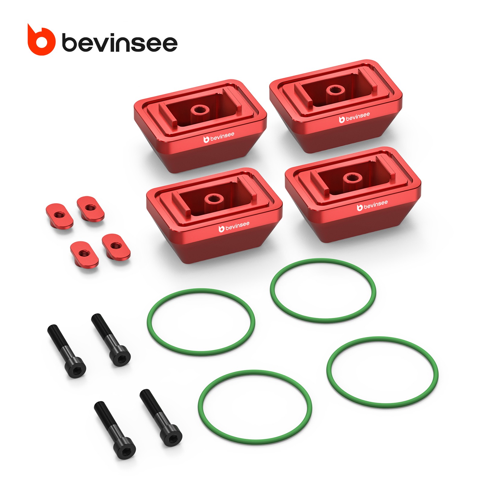 Billet Aluminum Jack Pad Set For BMW E90 E92 E88 E87 E81 F30 F31 F32 F33 F20 F10