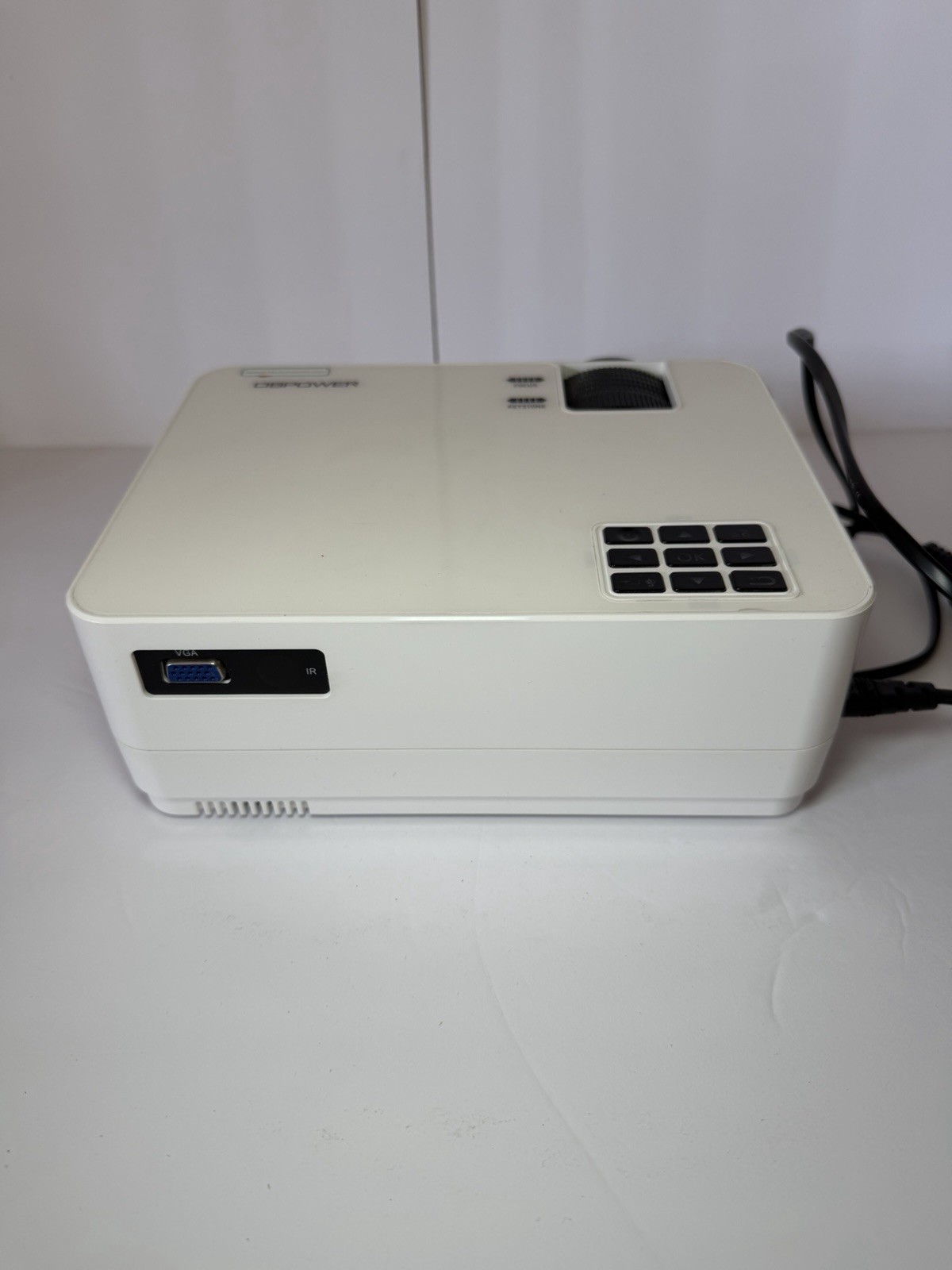 DBPOWER L9 LCD+LED Desktop Projector White HDMI USB VGA SD AV