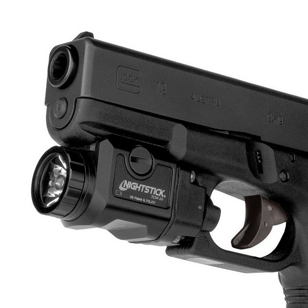 Nightstick TCM-10 Compact Tactical 650 Lumen Weapon Light for Handguns, Black
