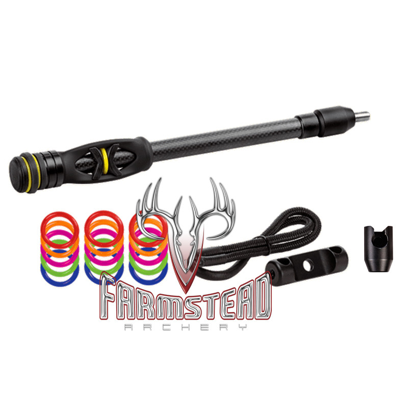 Trophy Ridge Stabilizer Hitman 10" Black w/ Quick Disconect & Wrist Sling #29574