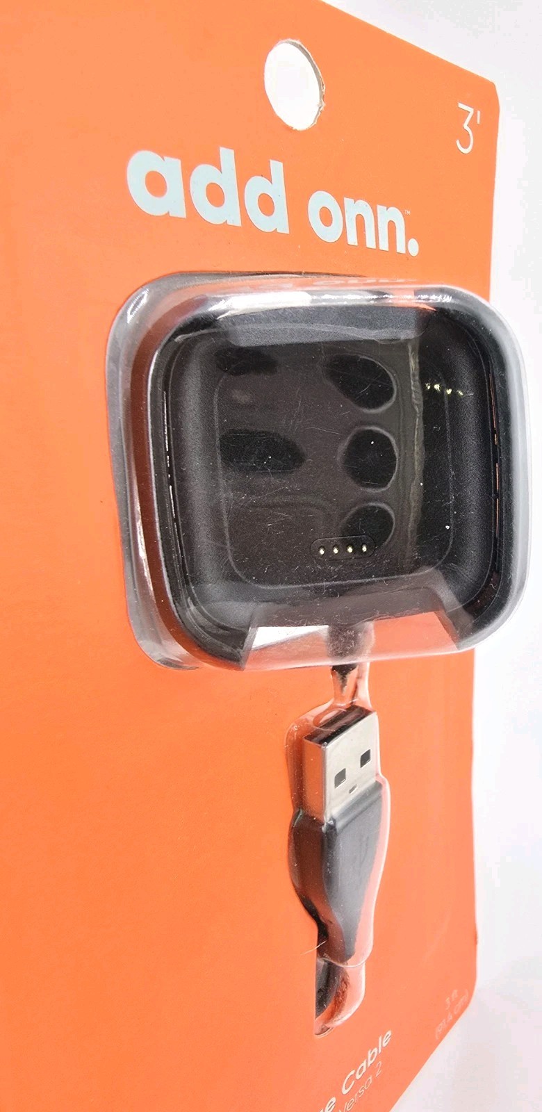 Add Onn. Charging Cable for Fitbit Versa 2 NEW 3ft