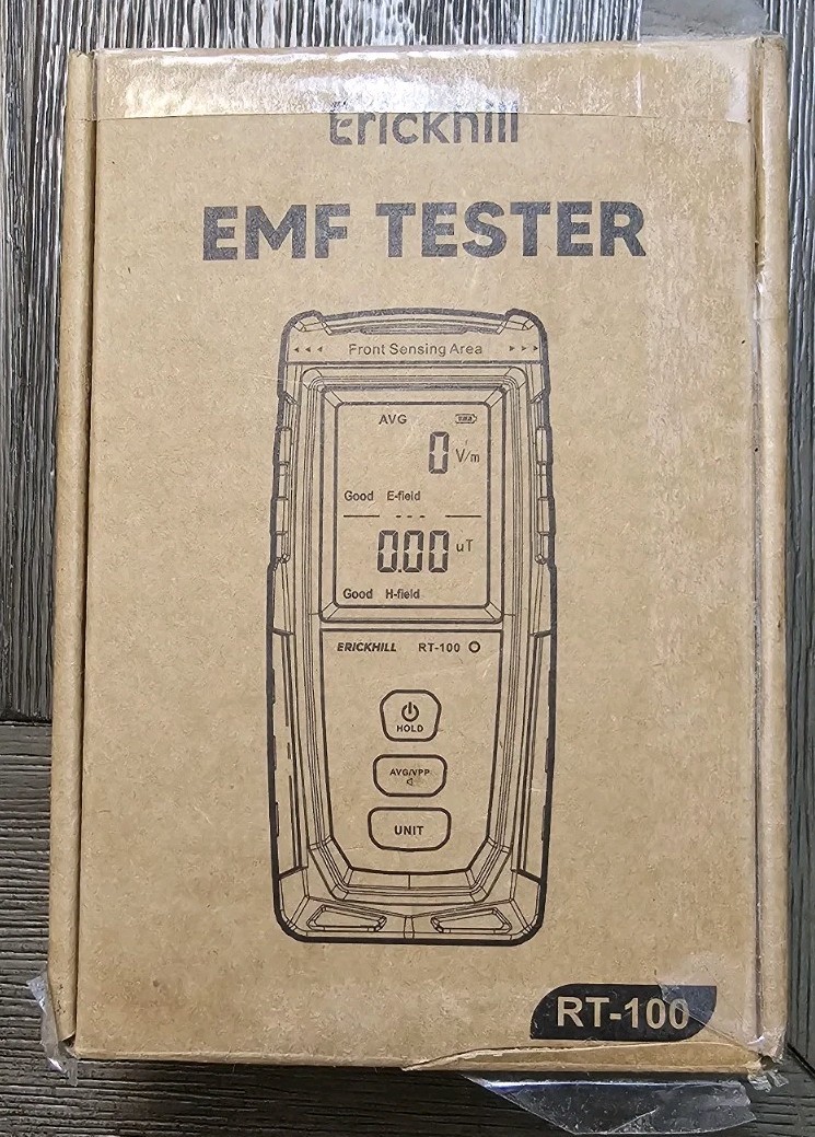 Erickhill Rechargeable EMF Tester Electromagnetic Radiation Tester   RT-100