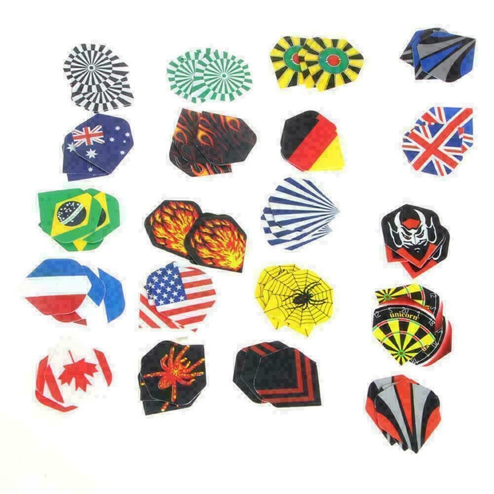 60Pcs 20-Pattern Dart PET Flights Multi-Styles Nice T4D4 Darts Profe Y0M3 Y5O4 A