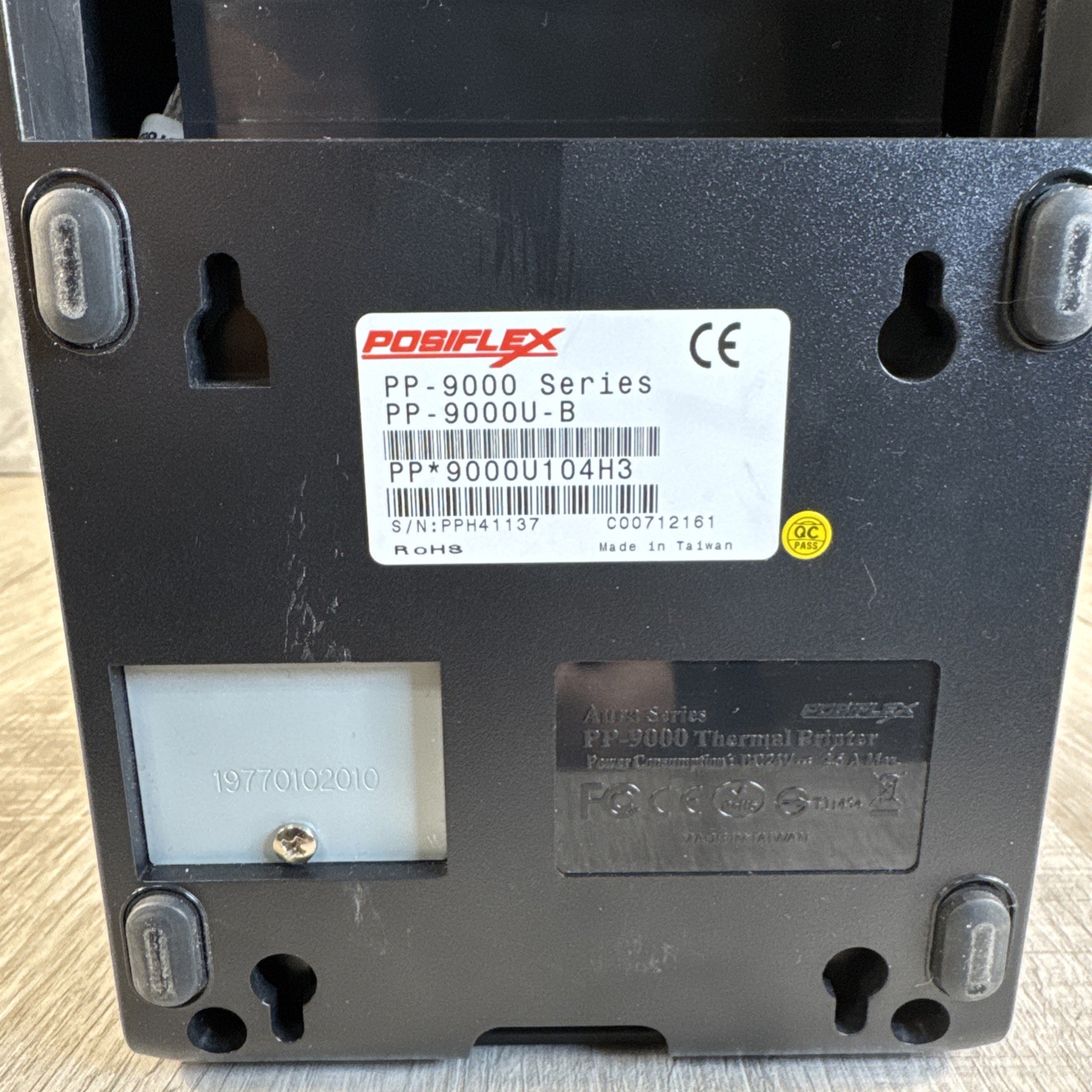 Posiflex PP-9000U USB Thermal Receipt Printer Tested Working w Power Adapter