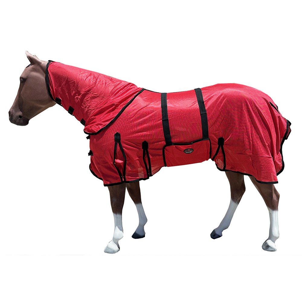HILASON Horse Fly Sheet UV Protect Breathable Mesh Bug Mosquito Spring | Summer