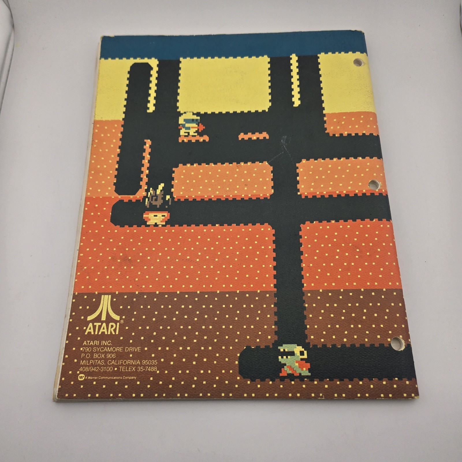 Vtg 1982 Atari Dig Dug Arcade Manual TM-203 + Schematic Supplement SP-203