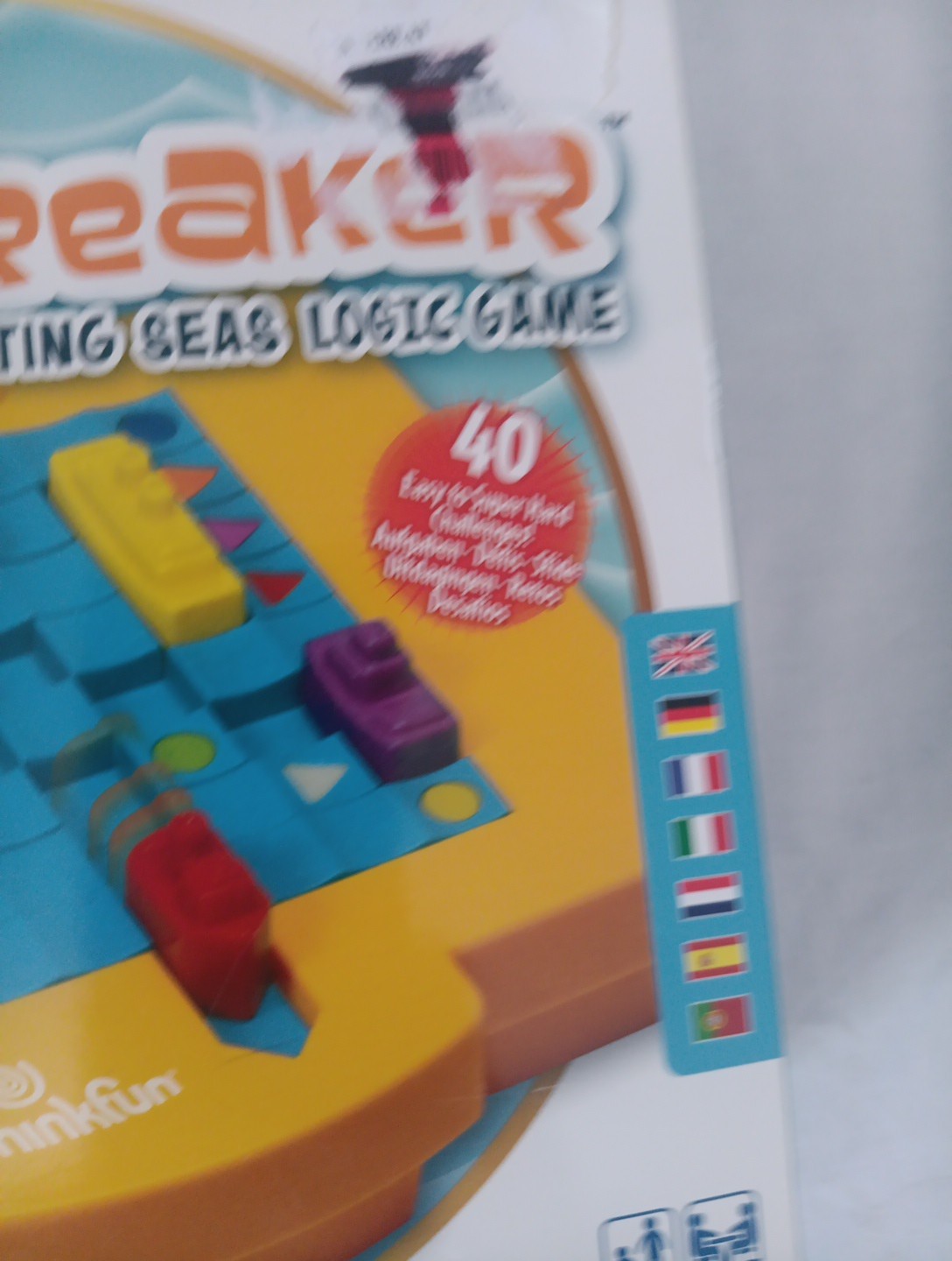 Think Fun Wave Breaker Shifting Seas Logic Game Complete with Box & Instructions