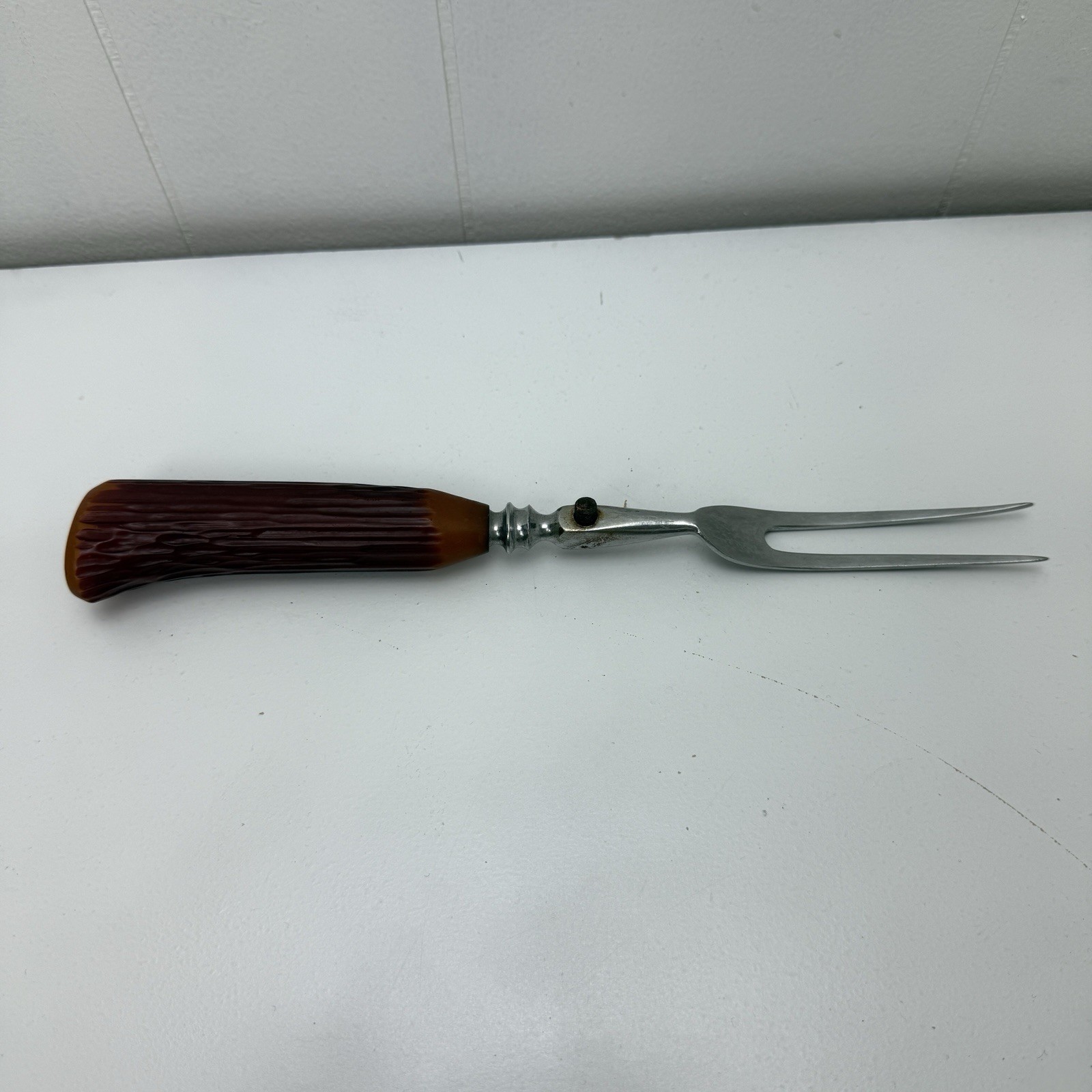 Vintage Sheffield Carving Fork Made In England M Bernard Co