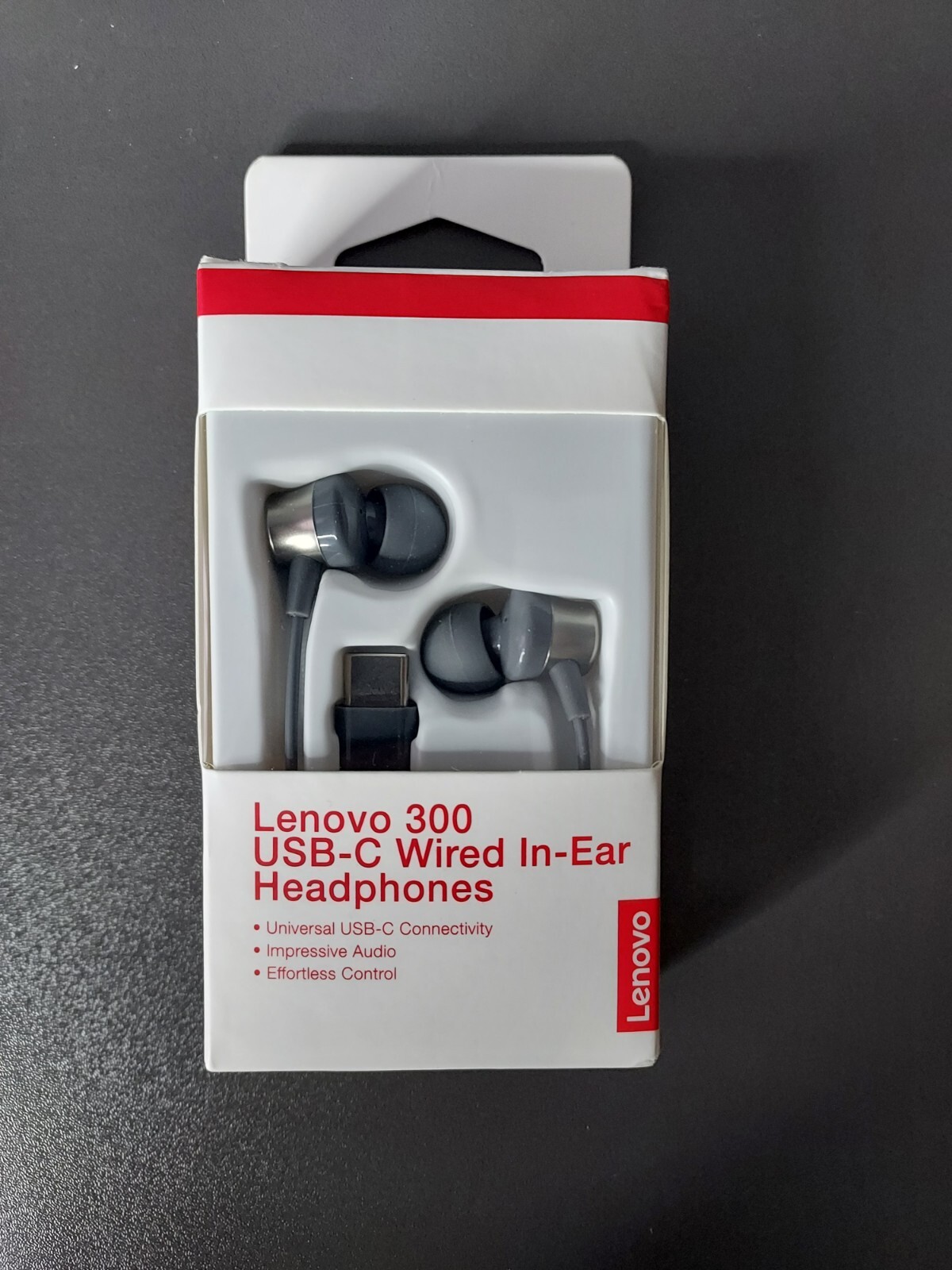 Lenovo 300 USB-C Wired In-Ear Headphone