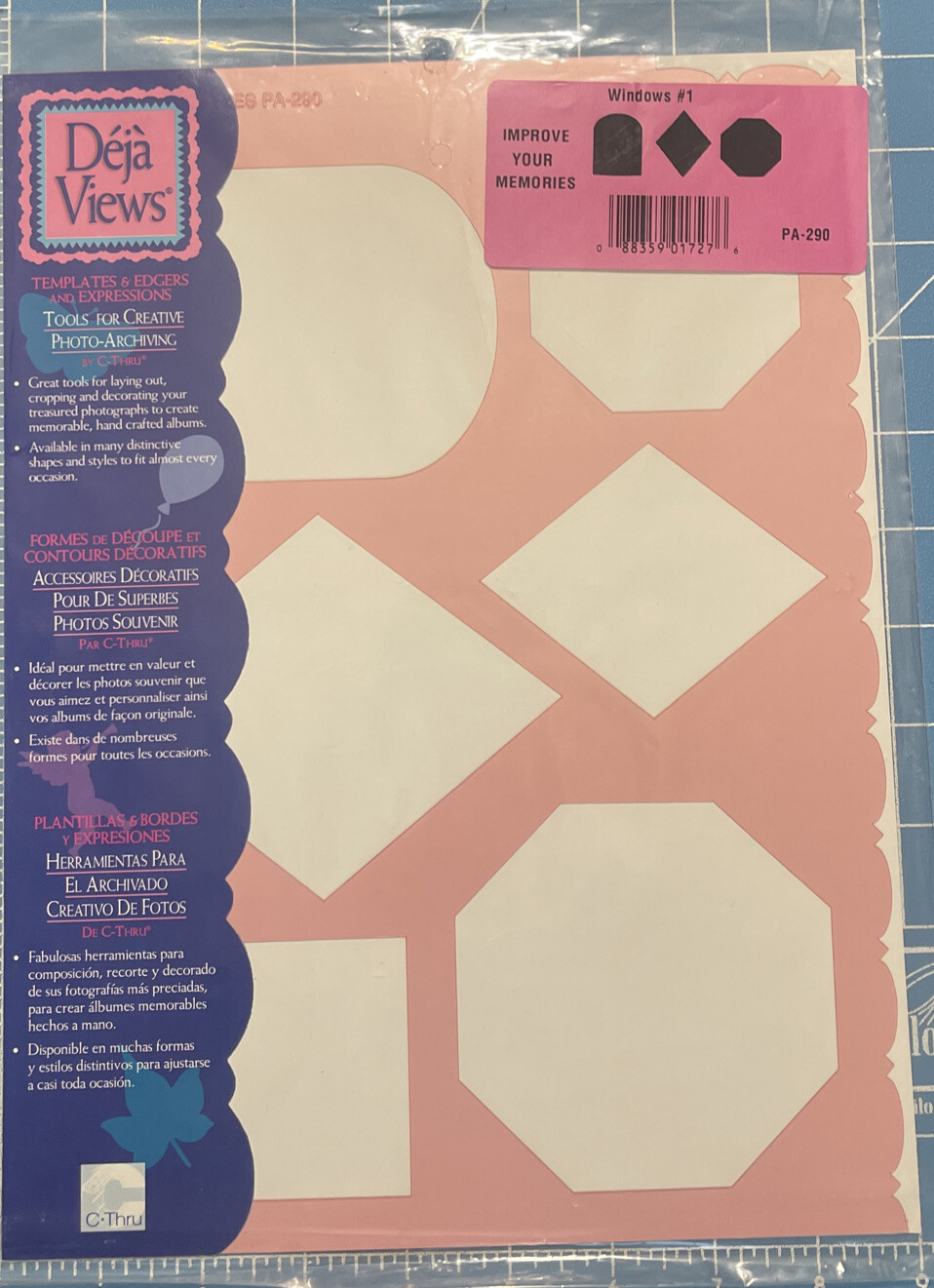 C-Thru Deja View Templates - Windows 1 - PA290 - NEW