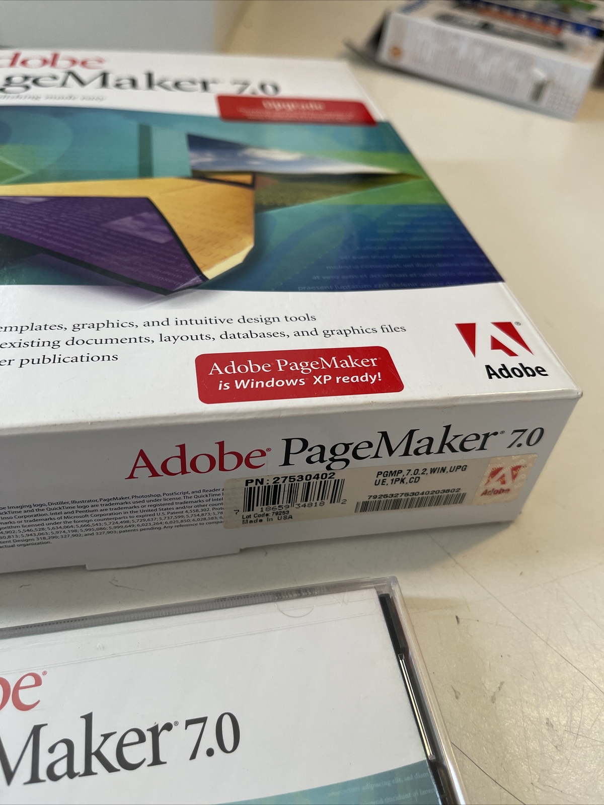 NEW Adobe PageMaker 7.0 for Windows Upgrade Version