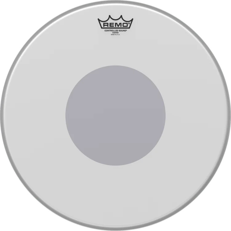Remo Controlled Sound Coated Drumhead - 16 inch - with Black Dot