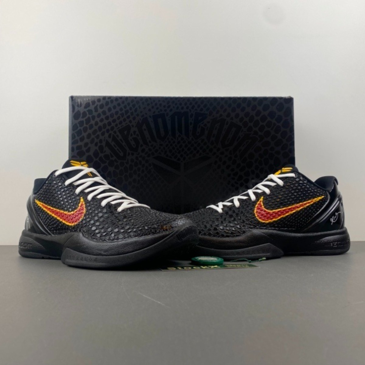 PE2025-103 Zoom Kobe 6 Protro Mamba Black Gold Red Accent