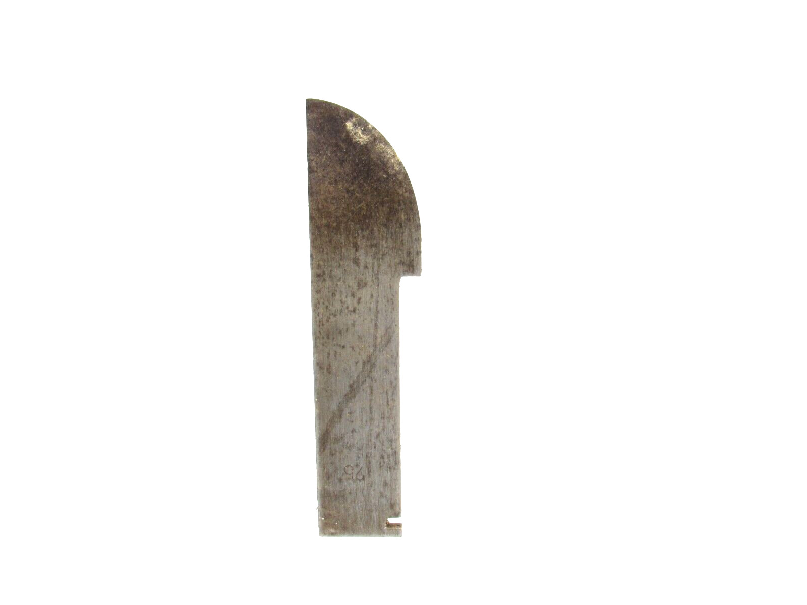 ORIGINAL CUTTER IRON FOR STANLEY 45 OR 55 PLANE # 75 QUARTER ROUND CUTTER TP183