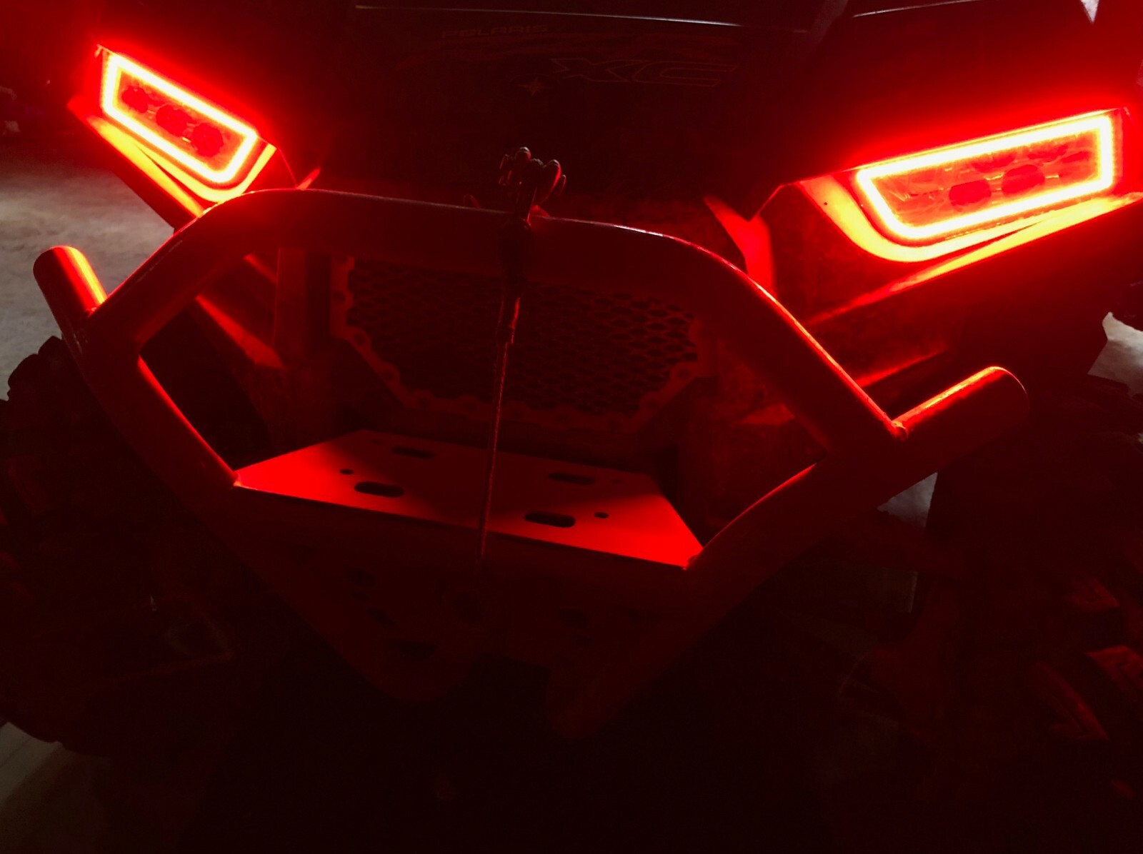 Halo Rings - LED RZR 900S 900 trail 1000 xp 2014- 2019 headlight polaris turbo