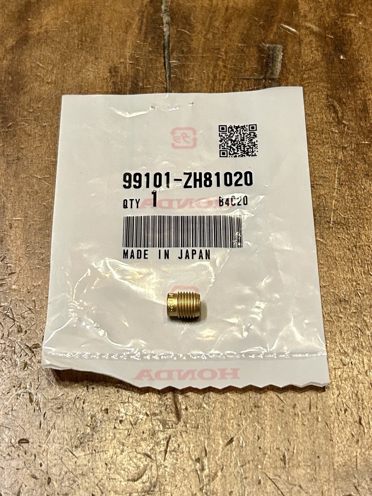 HONDA Main Jet #102 GX270 GX340 GX390 GX440 GX630 99101-ZH8-1020 Genuine OEM