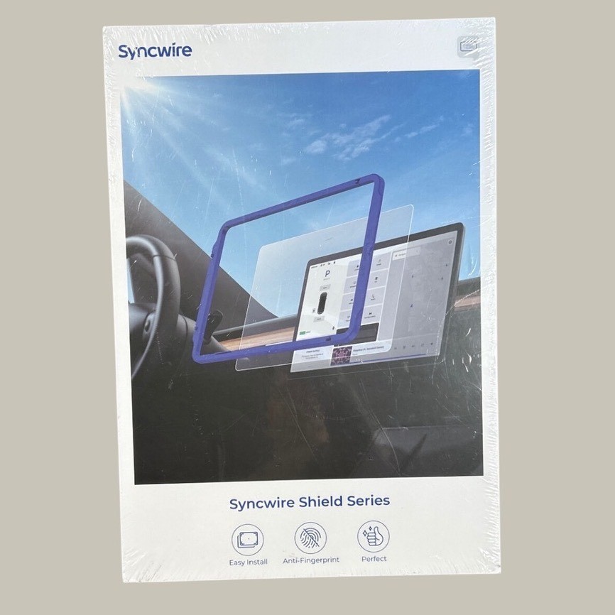 Syncwire Shield Series 15 Matte Tempered Glass Screen Protector for Tesla SW2067