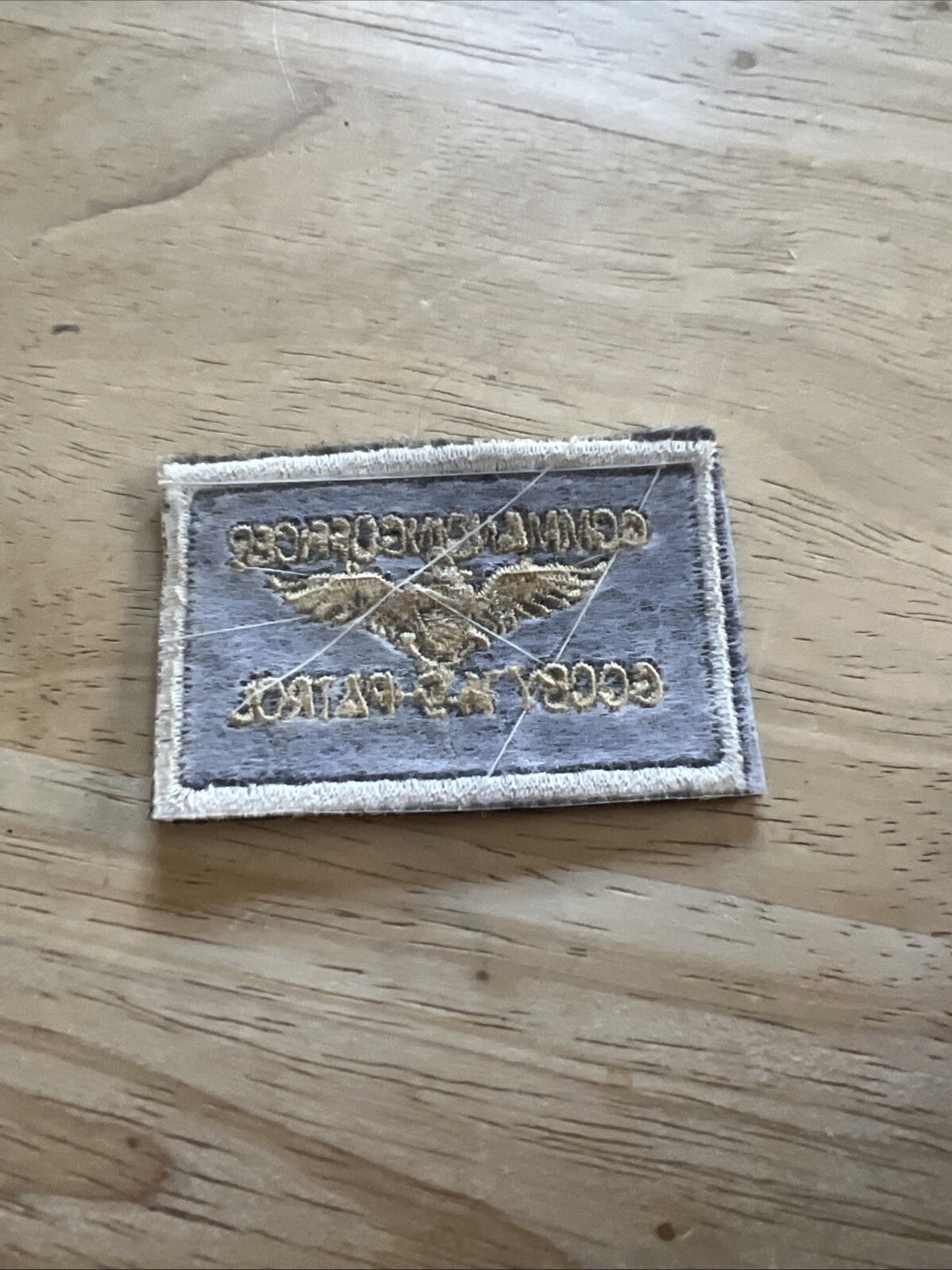 Vintage commanding officer gooby K-9 patrol patch