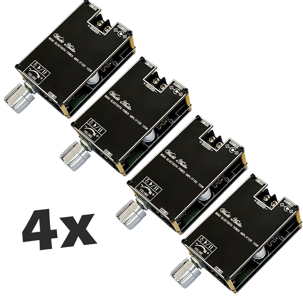 4PCS Audio ZK-1001B 100W Bluetooth Power Amplifier Board Mono Amp TPA3116D2