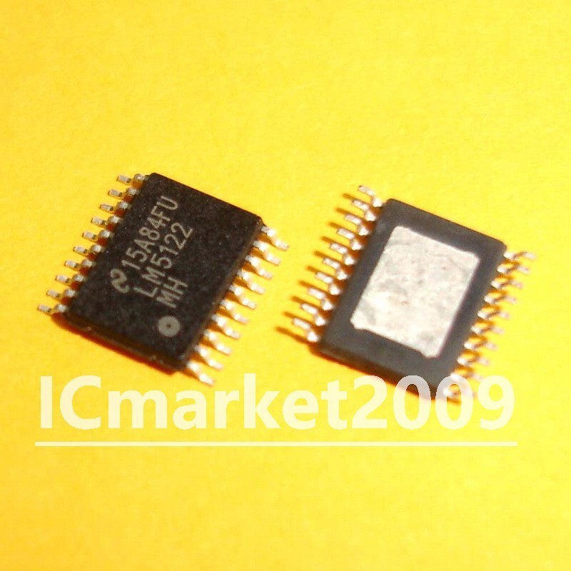 2 PCS LM5122MH HTSSOP20 LM5122 LM5122MHX Wide Input Synchronous Boost Controller