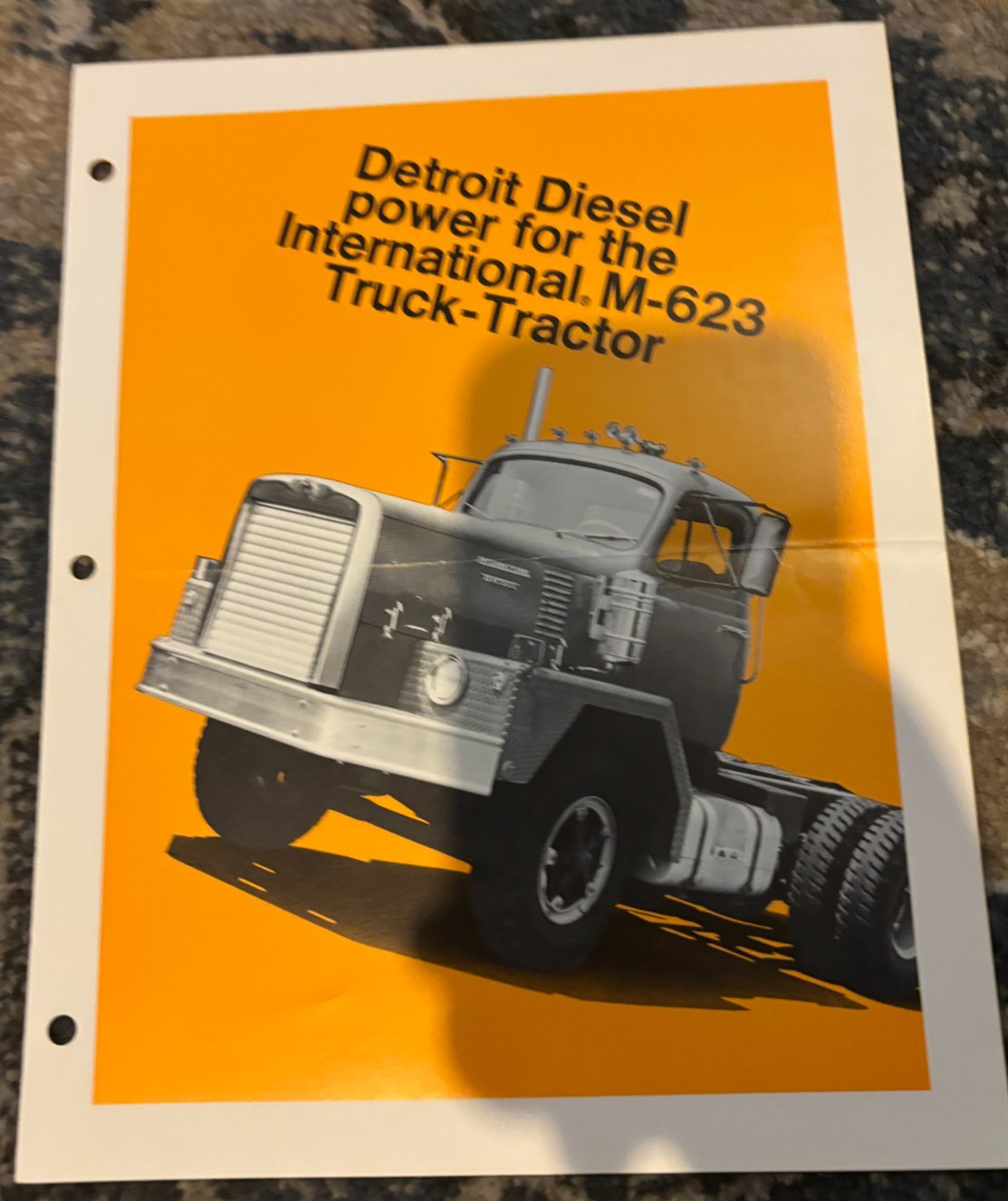Detroit Diesel Power For International Harvester M-623 Truck Tra Brochure AMIL25