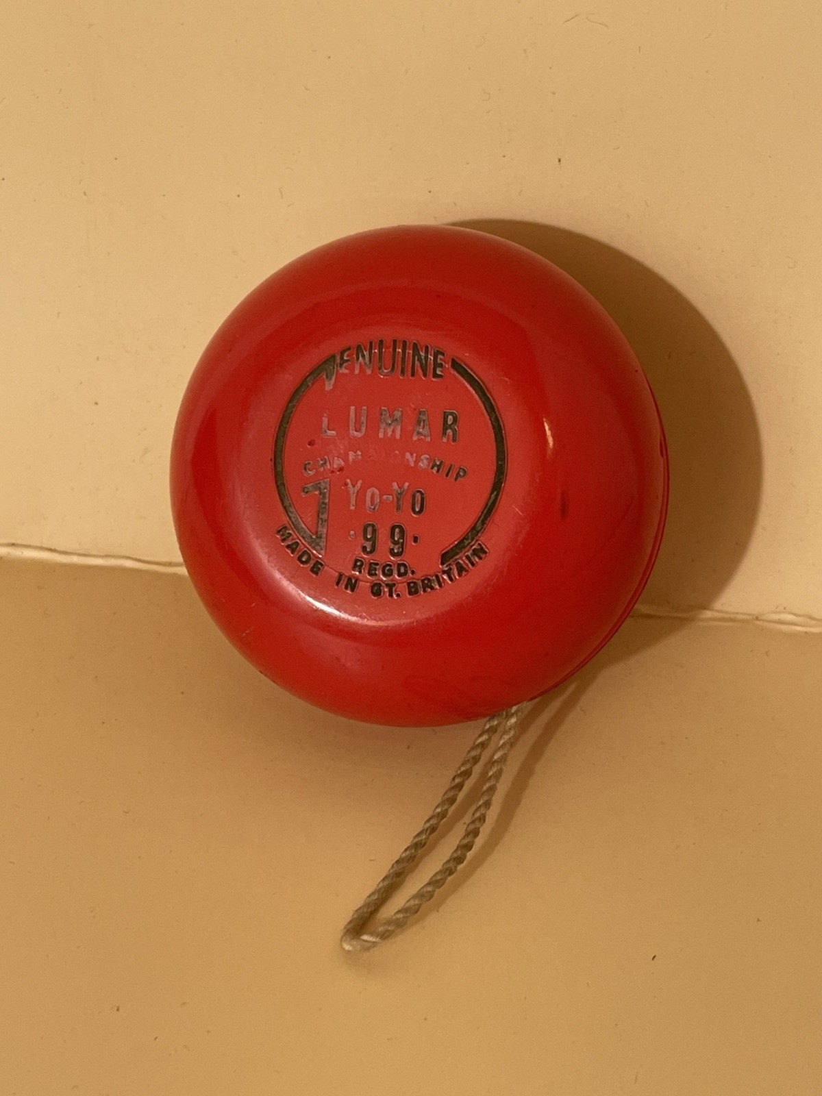 Lumar Championship Yo-Yo Vintage Red Collectable Toy