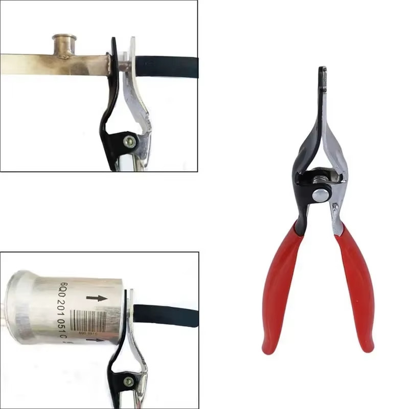 Angled Auto Fuel Vacuum Line Tube Hose Remover Separator Pliers Pipe Tool