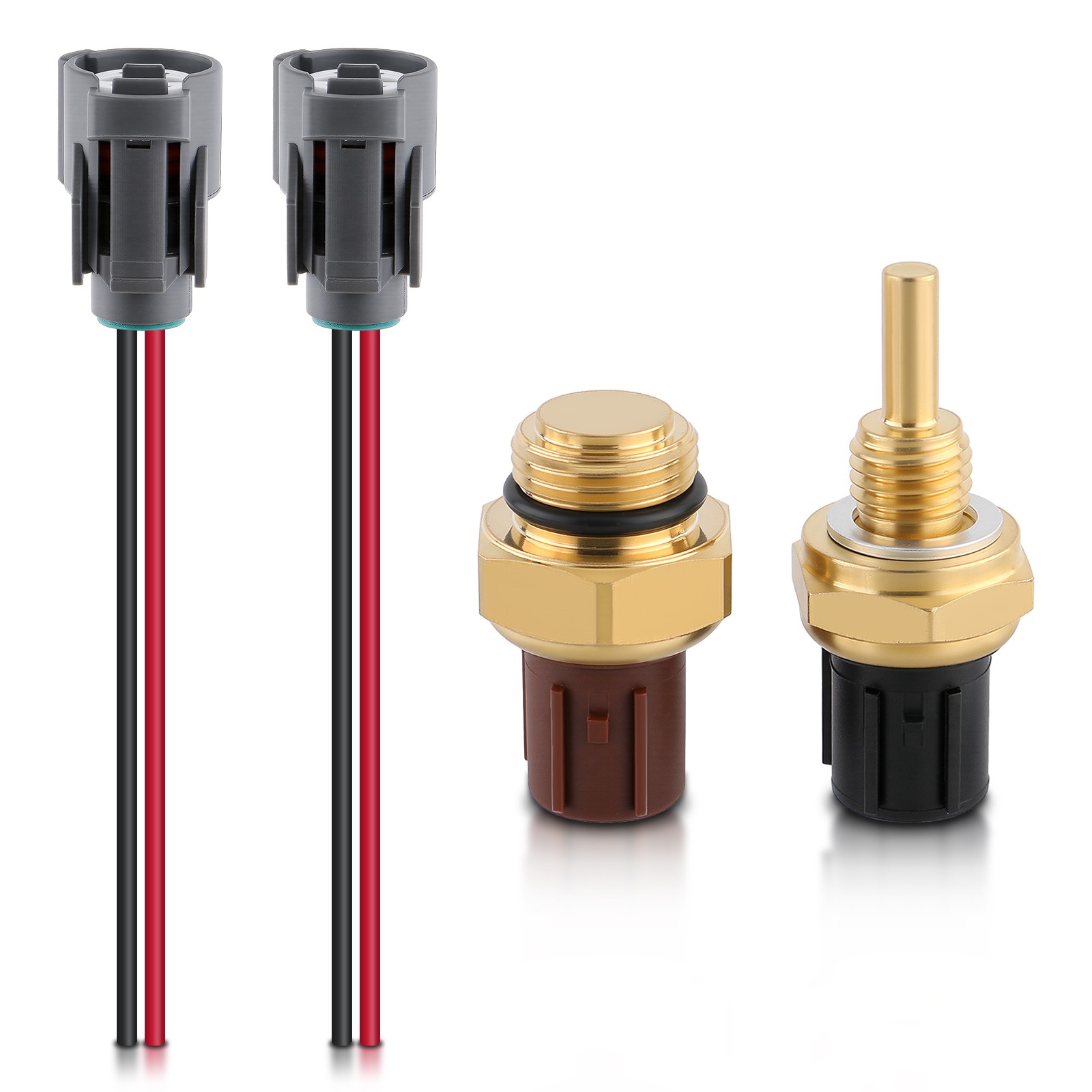 Cooling Fan Switch + Coolant Temp Sensor + Connector For ACURA INTEGRA 1993-2001