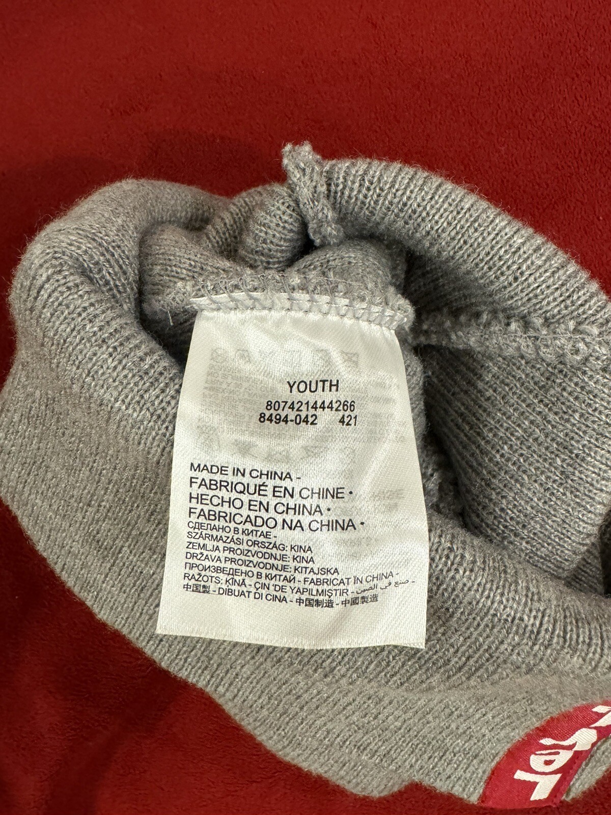 Levi’s Youth Hat Grey New