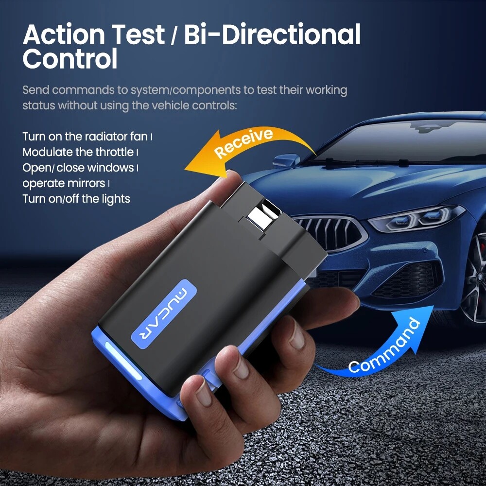 MUCAR DriverScan OBD2 Scanner Bluetooth Wireless Car Full System Diagnostic Tool