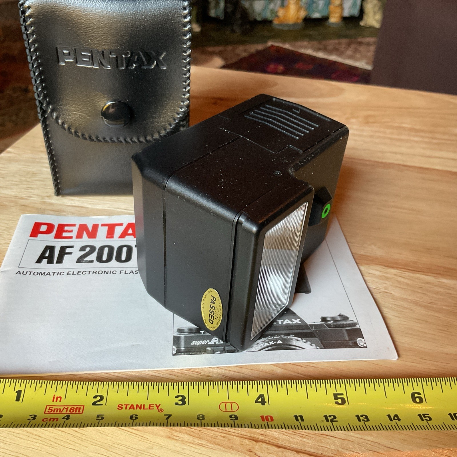Pentax AF 200T Automatic Electronic Flash Unit Plus Book