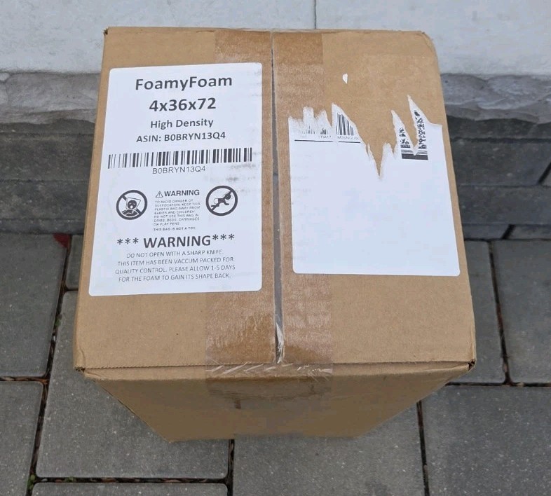 4"x36"x72" *HIGH DENSITY* FOAM Upholstery Cushion PREMIUM FOAM, *TRUE DEAL* SEE!