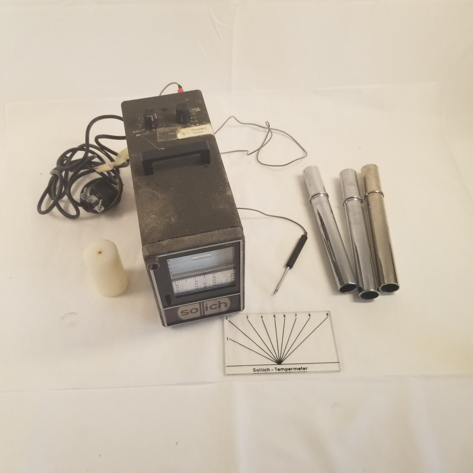 Vintage Sollich Chocolate Tempermeter