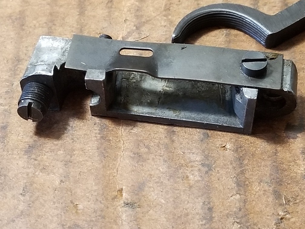 Winchester Model 75 Original Trigger, Safety lever & Lock, Mag Holder