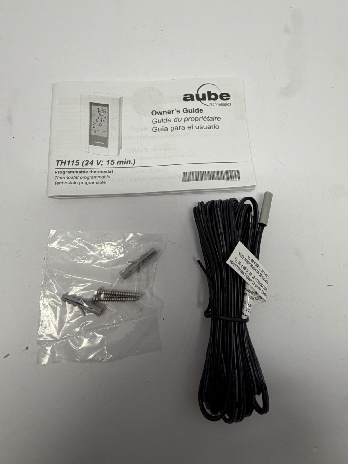 NEW Aube TH115-AF-024T Programmable Low Volt Thermostat, FREE SHIPPING
