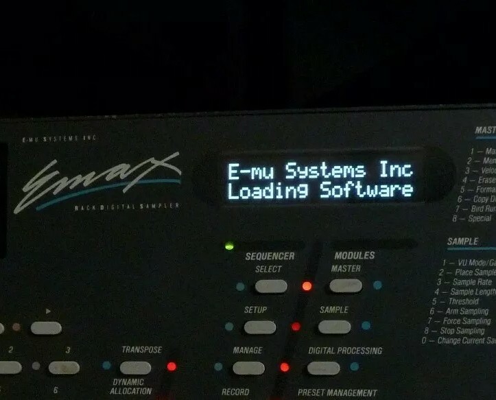 E-mu Emax / Emax ll OLED Display !
