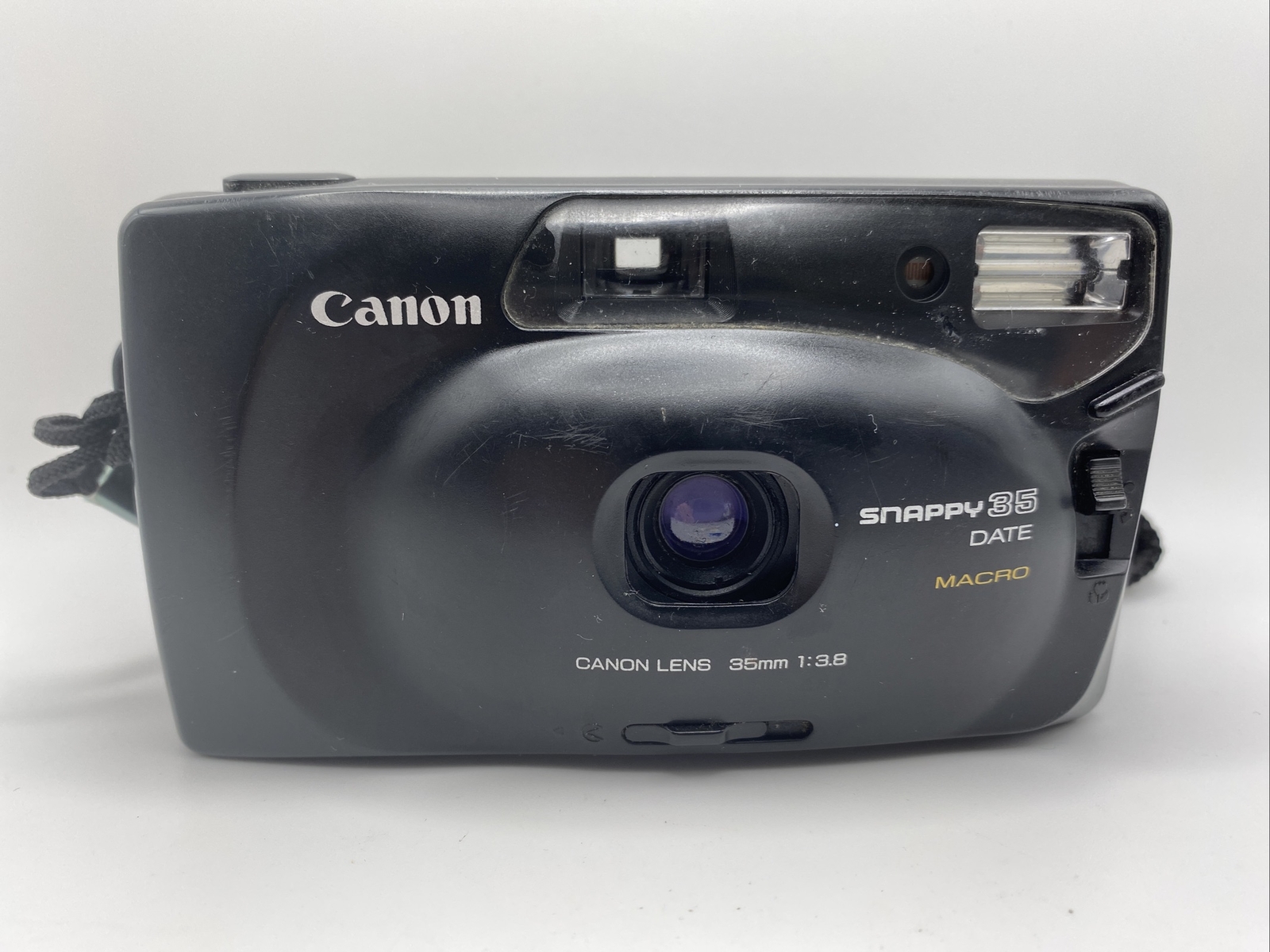 Vtg Canon Snappy 35 Date Macro 35mm Point & Shoot Film Camera - Film Tested EUC