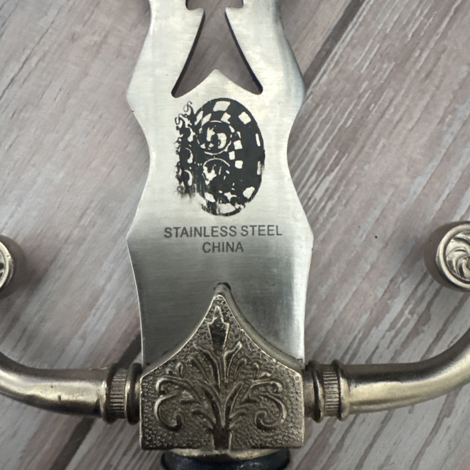 Stainless Steel Dagger Brown & Silver