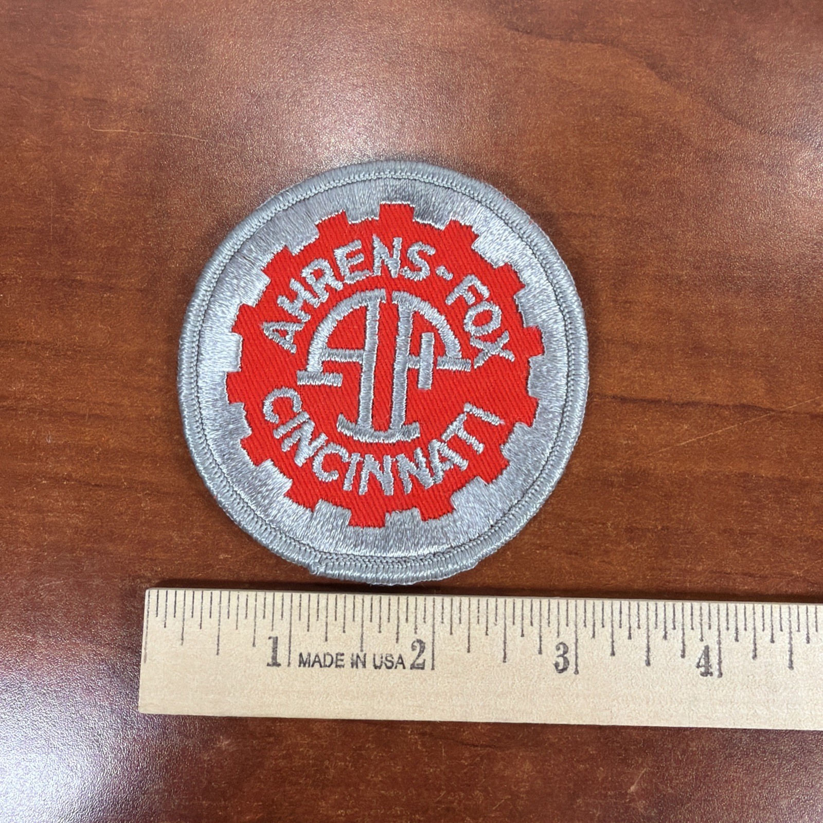 Ahrens Fox Fire Apparatus Patch Fire Truck Engine Manufacturer Ohio Cincinnati