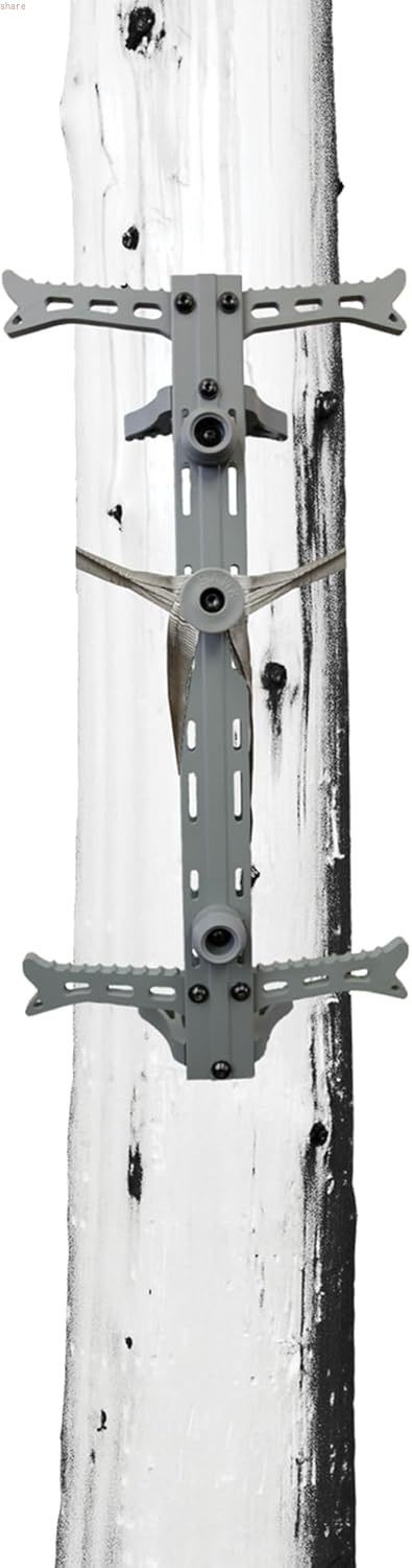 Hawk Helium 20" Lightweight Aluminum Non-Slip Treestand Hunting Climbing Sticks.