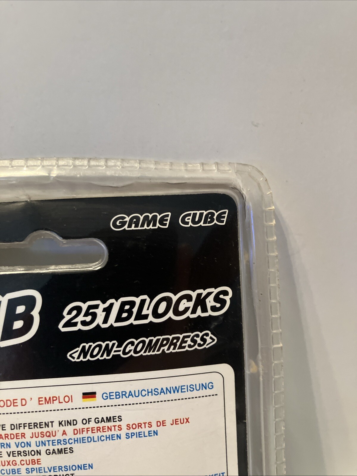 Nintendo GameCube Memory Card 16 MB 251 Blocks - NEW