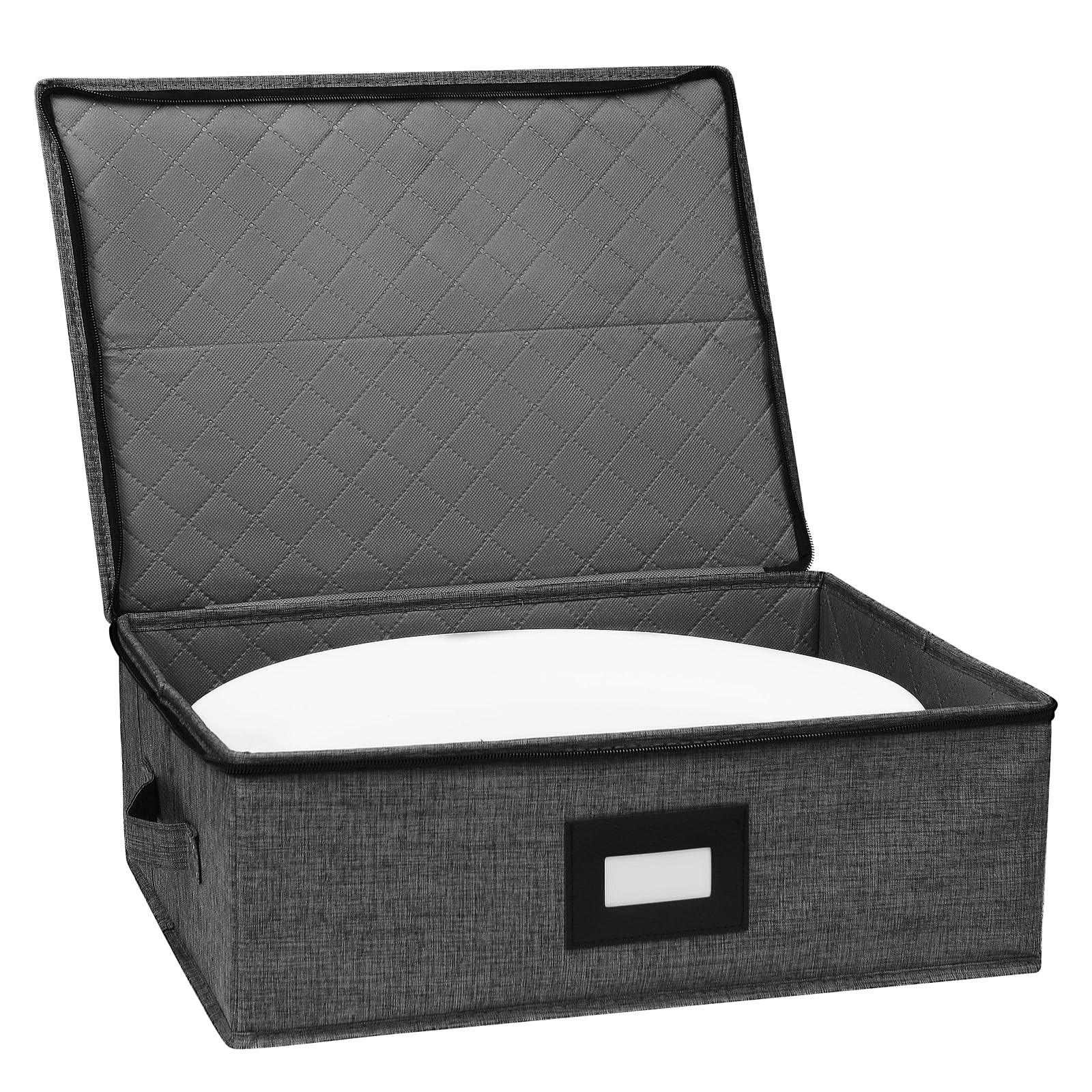 China Storage Containers, Platter Storage for Dinnerware Transport