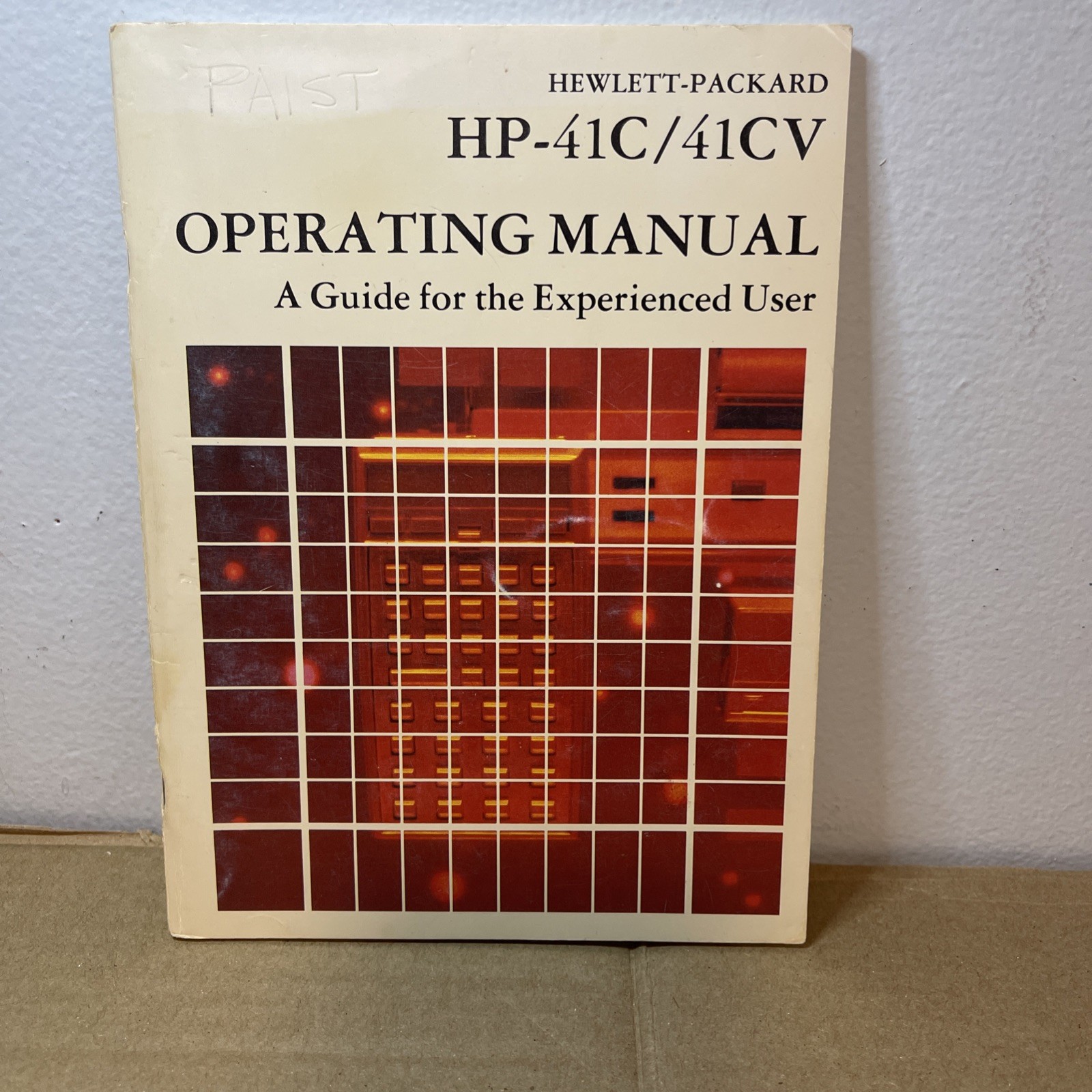 Operating Manual for Hewlett Packard HP 41C / 41CV  Calculator
