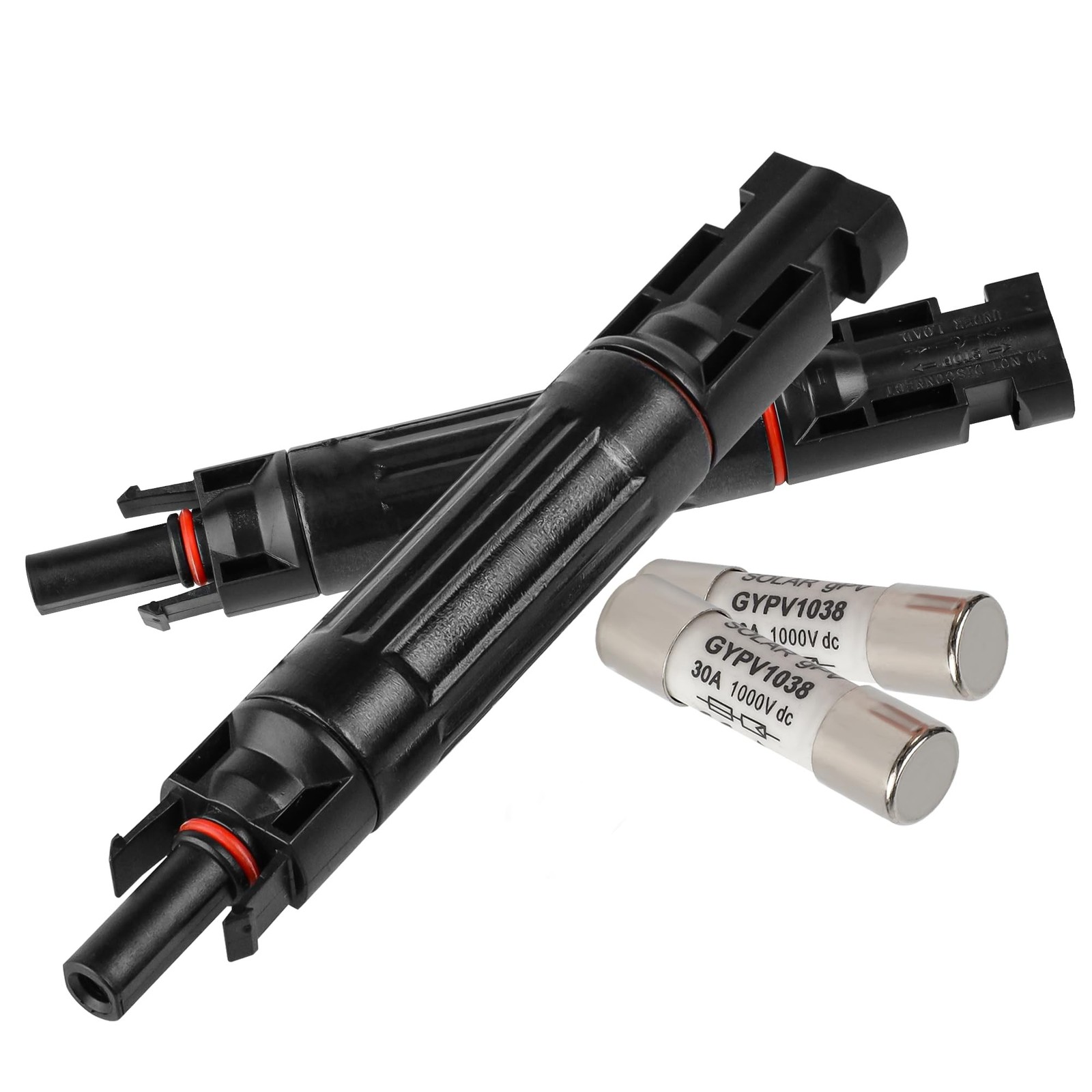 30A Solar Fuse IP67 Waterproof Solar Fuse Connector 2 PCS Solar Fuse Holder I...