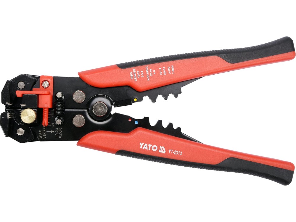 Yato Multifunction Wire Stripping and Cable Lug Pliers 205mm YT-2313