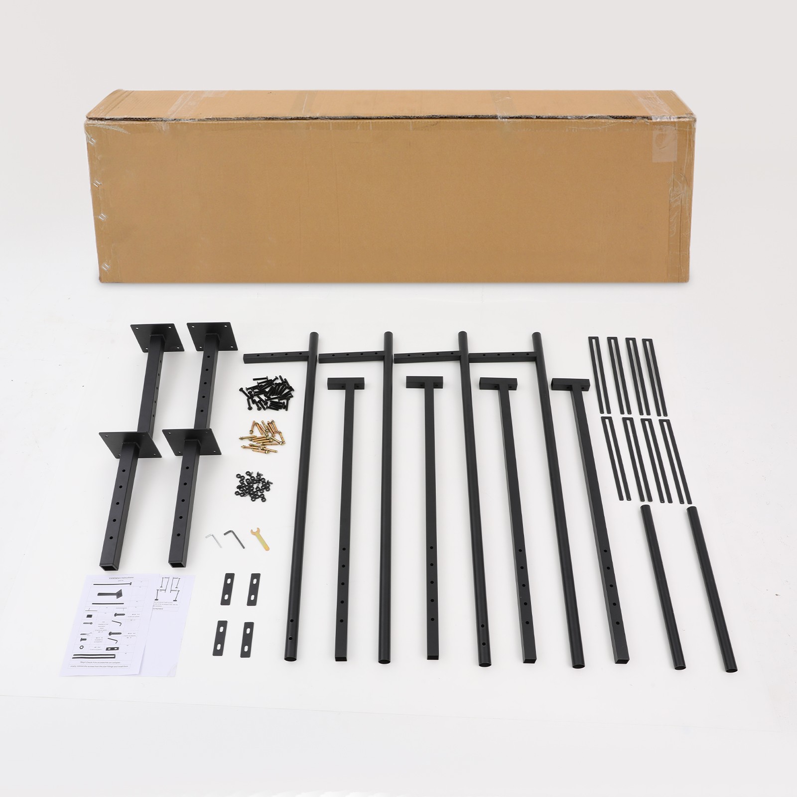 Walking Aid Parallel Bars Height Adjustable for Rehab&Walking Balance Issues